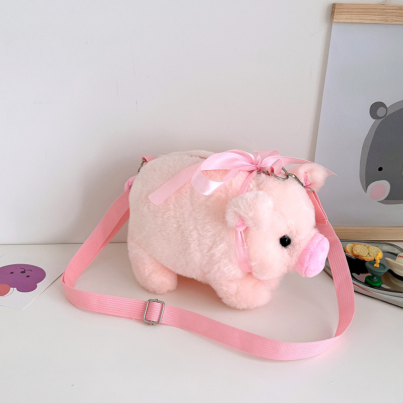 Piglet Plush Bag for Girl Kore - огляд і ціна Women Bags H&M