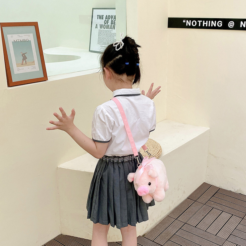Piglet Plush Bag for Girl Kore - огляд і ціна Women Bags H&M