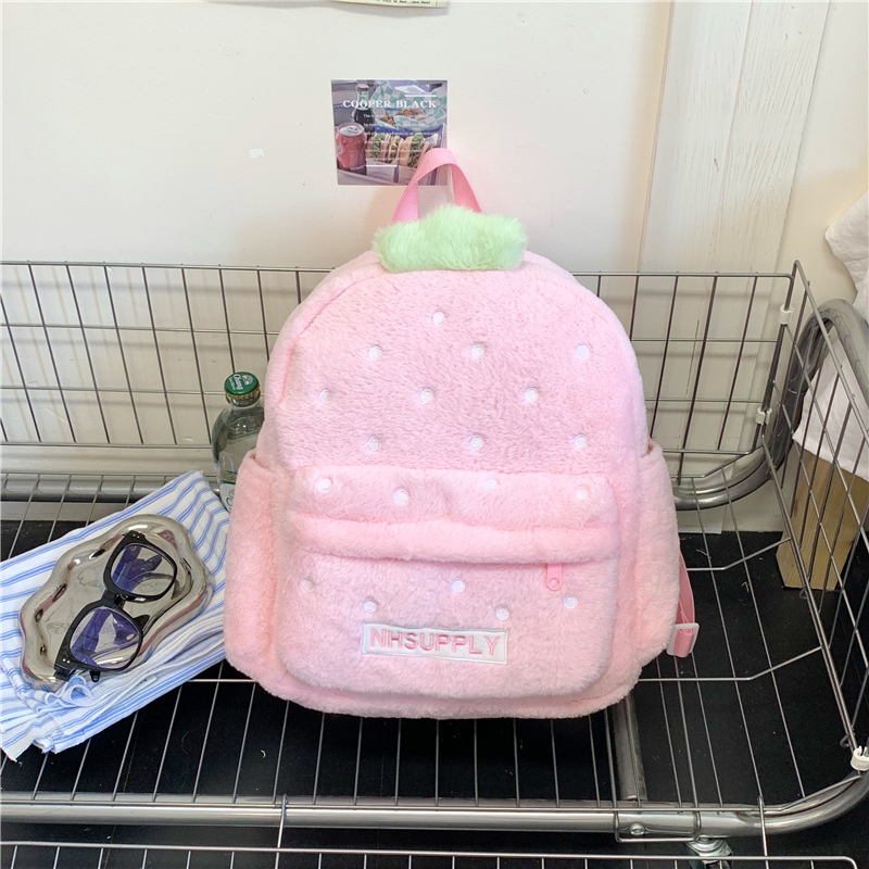 Plush Strawberry Classic Solid - огляд і ціна Women Bags For Sale