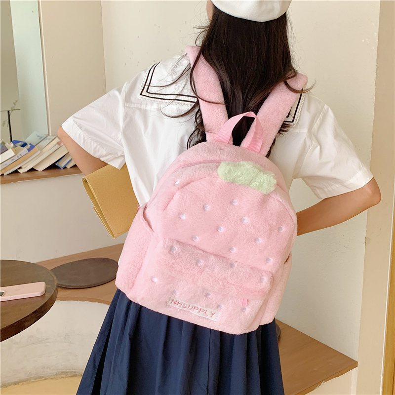 Plush Strawberry Classic Solid - огляд і ціна Women Bags For Sale