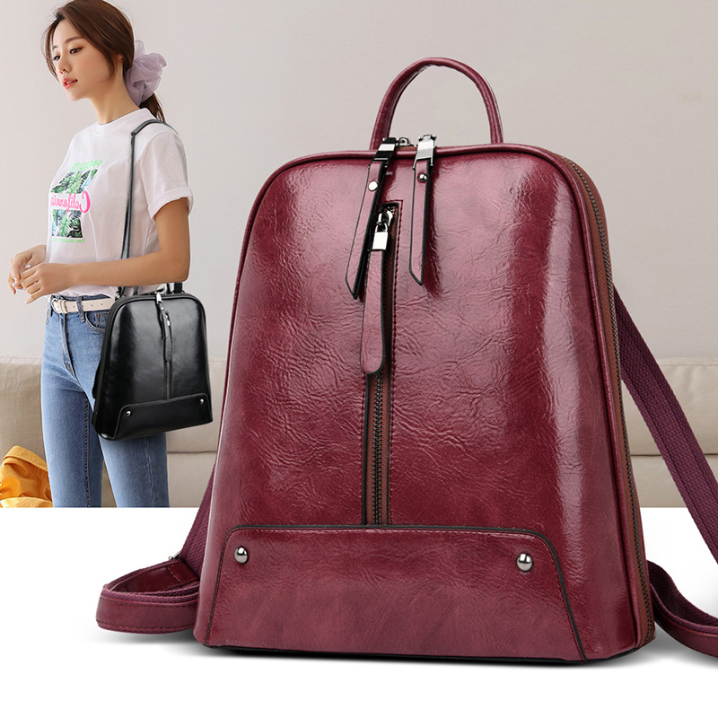 Women Leather Backpack Fashion - огляд і ціна Women Bags H&M
