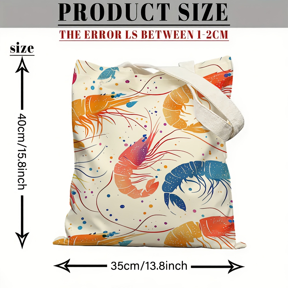Colorful Shrimp Pattern Tote B - огляд і ціна Women'S Bags Very