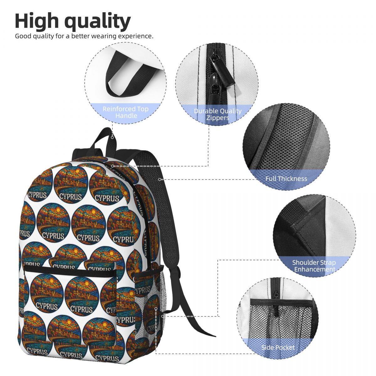 Cyprus Country Island Stained  - огляд і ціна Women Bags Cyprus