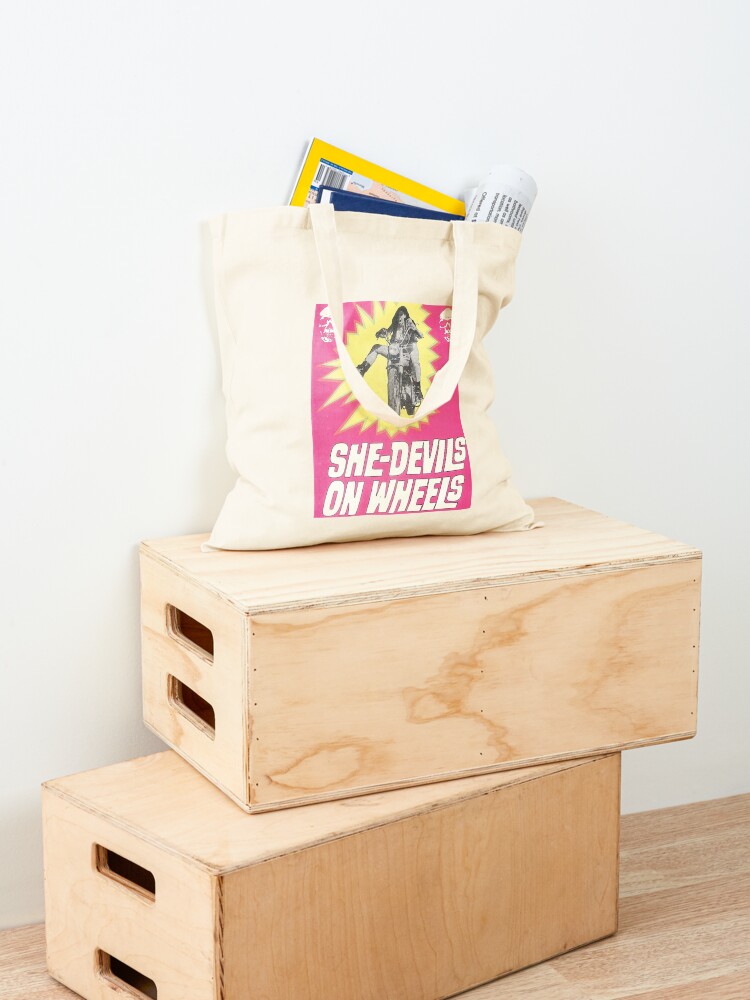 She-Devils on Wheels Tote Bag  - огляд і ціна Women Bags On Shein