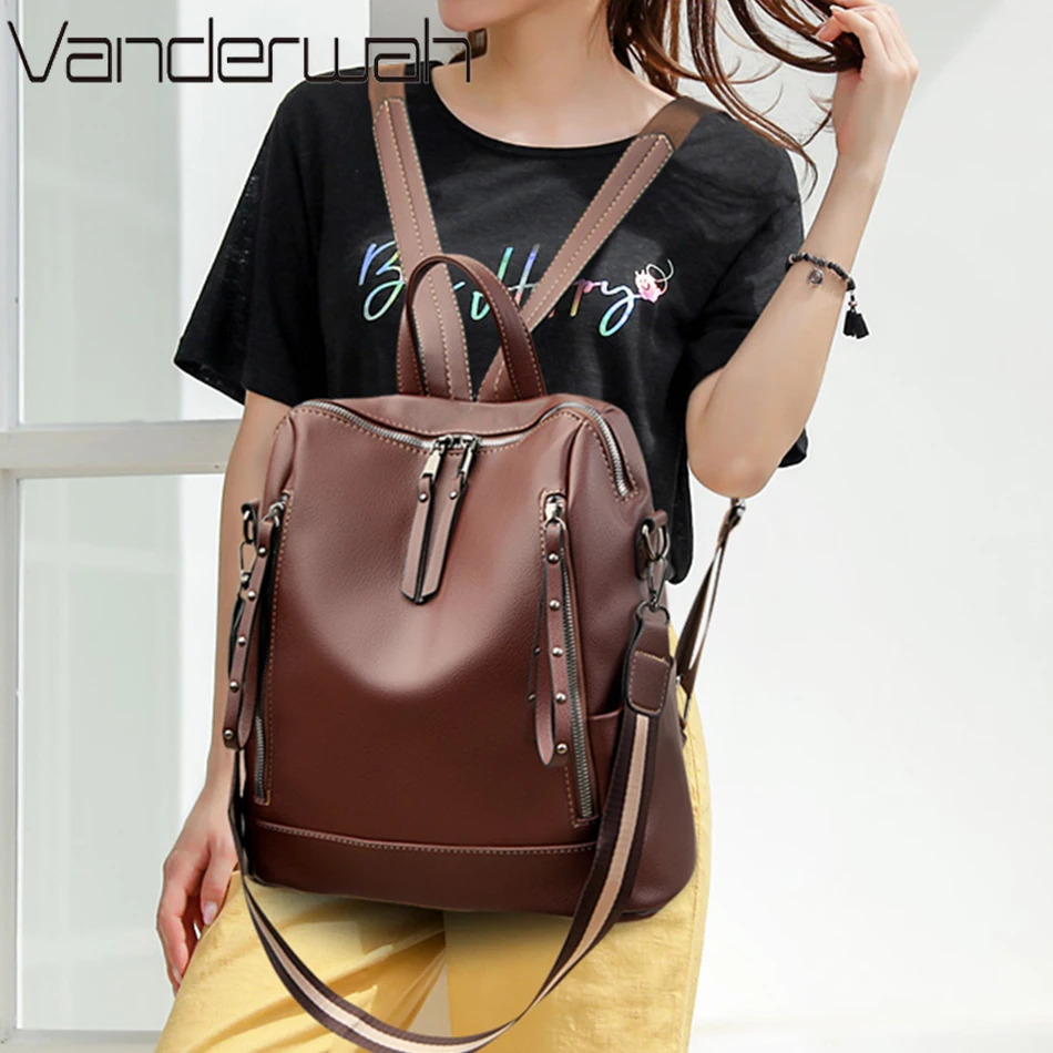 Brand Luxury Backpacks Soft Le - огляд і ціна Women Bags H&M